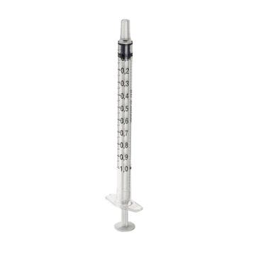 Spuit BD Plastipak 1ml 3-delig centrisch 120 stuks 303172, Verzenden, Nieuw
