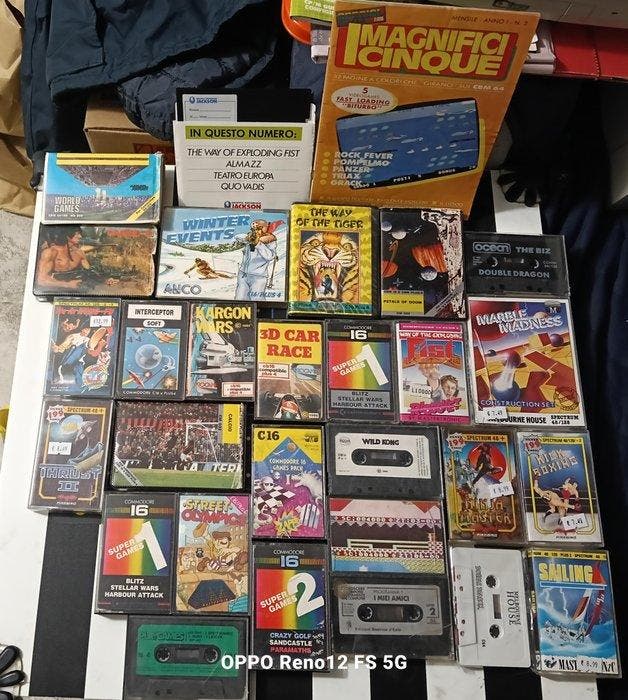 Commodore, Spectrum - Commodore 16 - Lotto 25+ Giochi, Spelcomputers en Games, Spelcomputers | Overige Accessoires