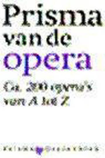 Prisma van de opera / Prisma pocket woordenboek / 2702, Boeken, Verzenden, Gelezen, HOFSTRA