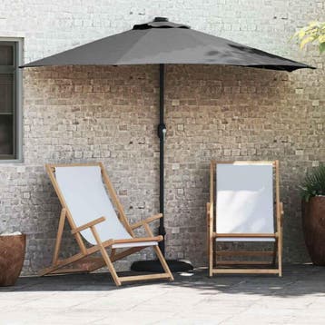 vidaXL Tuinparasol 294 x 150 x 224 cm Polyester en staal, Verzenden, Nieuw, 1 tot 2 meter
