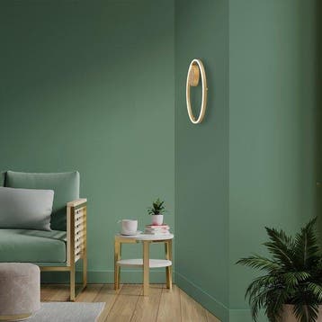 2dekans | Steinhauer wandlamp Mykty - goud - metaal - 40 cm, Ophalen of Verzenden, Zo goed als nieuw