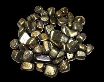 5 kg Apache Gold Pyriet Getrommelde Stenen – 15–20 mm