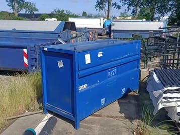 Opslagbak, blauw, Zakelijke goederen, Kantoor en Winkelinrichting | Magazijn, Stelling en Opslag