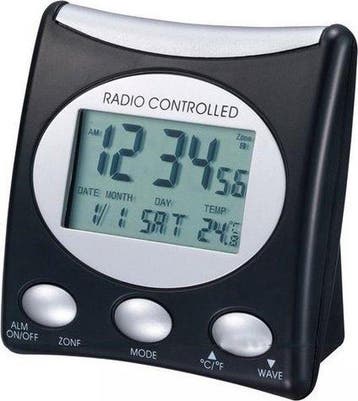 Radio gestuurde wekker - Technoline WT 221 Zwart, Verzenden, Nieuw