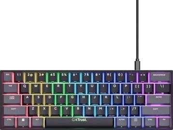 Trust GXT 867 Acira - Mechanisch Gaming toetsenbord - Mini -, Verzenden, Nieuw