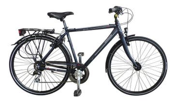 Lombardo Taranto 400 Herenfiets 28 Inch Mat Zwart 7 Speed, Ophalen of Verzenden, Nieuw