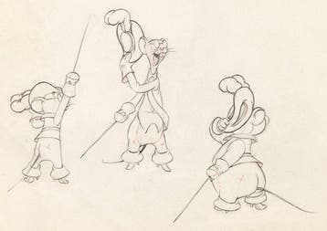 Walt Disney – Mickey Mouse en Minnie Mouse animatietekening, Nieuw