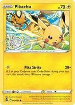 Pikachu 049/195 snowflake holo Silver Tempest, Hobby en Vrije tijd, Verzamelkaartspellen | Pokémon, Ophalen of Verzenden, Nieuw
