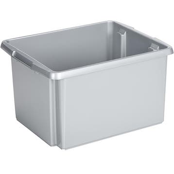 Sunware Stapelbox Nesta 32 Liter Zilver, Ophalen of Verzenden, Nieuw