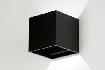 Rietveld Wandlampen - Zwart - Metaal, Aluminium, Verzenden, Nieuw
