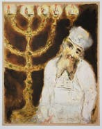 Marc Chagall (1887-1985) - Aaron devant le Chandelier, Antiek en Kunst