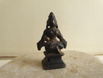 Annapurna - Brons - India - zeventiende eeuw, Antiek en Kunst