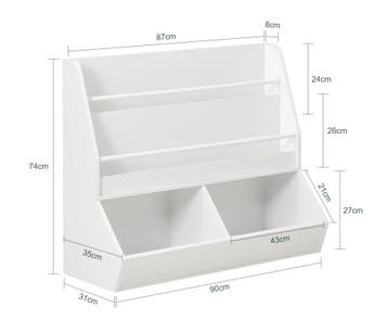 Kinder wandgarderobe met krijtbord, boekenplank en haken, Verzenden, Nieuw