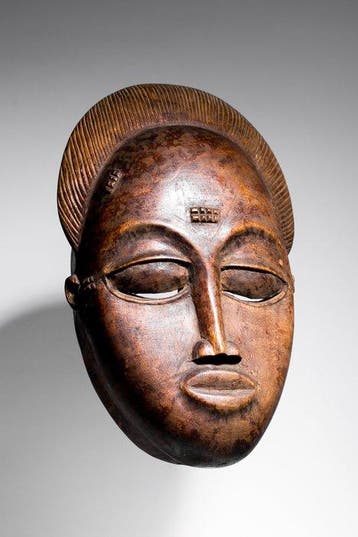 Mblo-effigie masker - Baule - Ivoorkust (Zonder