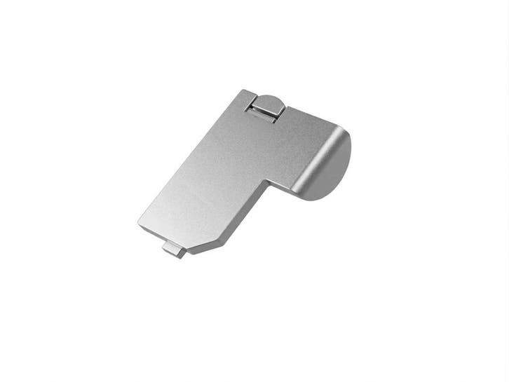 Gamecube Serial Port 2 cover - Silver, Spelcomputers en Games, Spelcomputers | Nintendo GameCube, Zo goed als nieuw, Ophalen of Verzenden