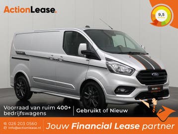 Ford Transit Custom Bestelbus L1 H1 2023 Diesel Automaat, Auto's, Automaat, Zwart, Diesel, Nieuw