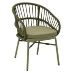 Stoel | NIKITA | Aluminium Rotan/Aluminium | Green |, Verzenden, Nieuw in verpakking
