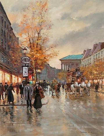 Tarasenko Vladimir (XX) - Cityscape autumn