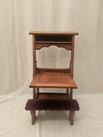 Stoel - Antieke Gotische Prie Dieu in Authentiek Design -, Antiek en Kunst