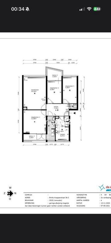 Woningruil - Emilie Knappertstraat 36-2 - 4 kamers, Amsterdam