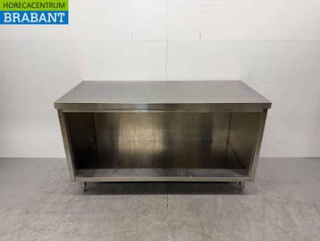 RVS Werkkast Kast 160 cm Horeca, Zakelijke goederen, Ophalen of Verzenden, Gebruikt