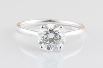 Zonder minimumprijs - Ring - 18 karaat Witgoud - 1.62ct. tw., Nieuw