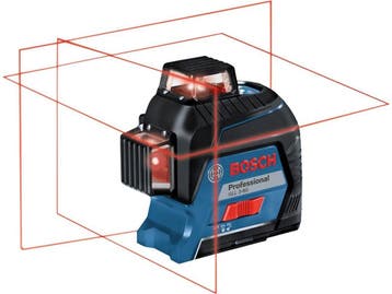 Bosch GLL 3-80 Professional - Lijnlaser - 3 x 360° lijnen -, Verzenden, Nieuw