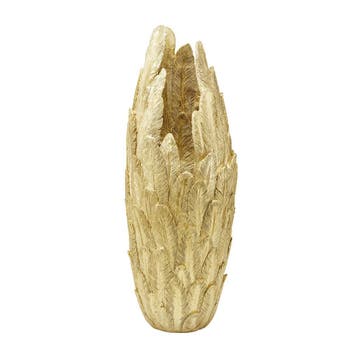*WOONWINKEL* Kare Design Feathers Gold Gouden Vaas Van Veren, Verzenden, Nieuw