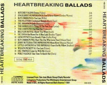 Various - Heartbreaking Ballads 5, Ophalen of Verzenden, Gebruikt