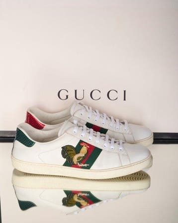 Gucci - Ace Rooster - Sneakers - Maat: EU 43.5, Nieuw