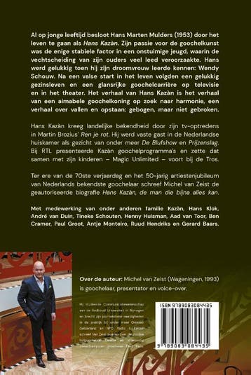Hans Kazàn, de man die bijna alles kan 9789083084435, Boeken, Verzenden, Zo goed als nieuw, Michel van Zeist