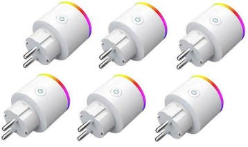 Smart plug - Set van 6 - Slimme stekker 16A - Google Home..., Verzenden, Nieuw