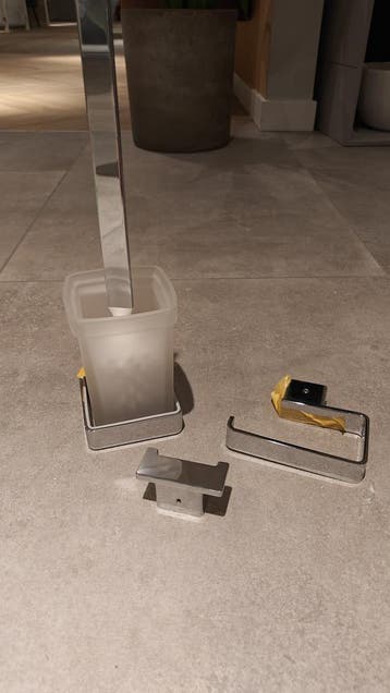 Toilet accessoires Chroom emco loft Set 0002 - 33, Ophalen, Nieuw, Chroom, Overige typen