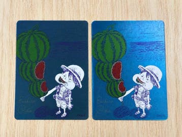 Shueisha - 2 Card - One Piece - Monkey D. Luffy Promo card,, Nieuw