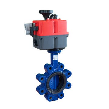Elektrische Vlinderklep DN40 24-240V AC/DC Fail-Safe Lug, Verzenden, Nieuw