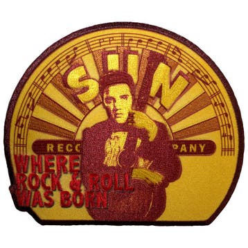 Elvis Presley Elvis Where R&R Was Born Patch off.merchandise, Ophalen of Verzenden, Nieuw, Kleding