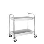 GGM Gastro | Serveerwagen - 850x450mm - met 2 bladen & |, Verzenden