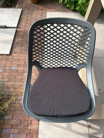 Barkruk  Kussen  Air  Zwart  Siesta, Verzenden, Nieuw
