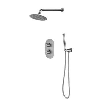 Wandregendouche Sanilux Diaz Inbouw 25 cm Met Staafdouchekop, Ophalen of Verzenden, Nieuw