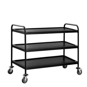 GGM Gastro | Serveerwagen - 1200x600mm - met 3 bladen |, Verzenden