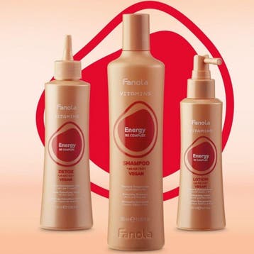 Fanola Vitamins Energizing Shampoo Be Complex 350ml, Ophalen of Verzenden, Nieuw, Shampoo of Conditioner