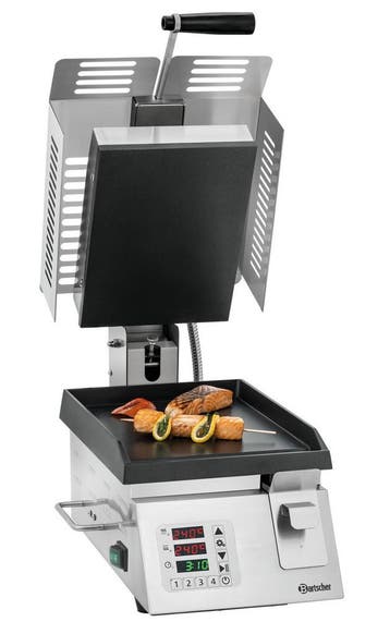 Bartscher Contactgrill DT 2000 1G | Glad Grilloppervlak | 23, Ophalen of Verzenden, Nieuw in verpakking