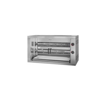 GGM Gastro | Gas kippengrill roterend - 11,8kW - 2 spitten |, Verzenden
