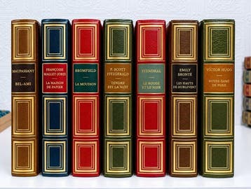 Librairie Générale français - Magnifique lot de 14 livres de
