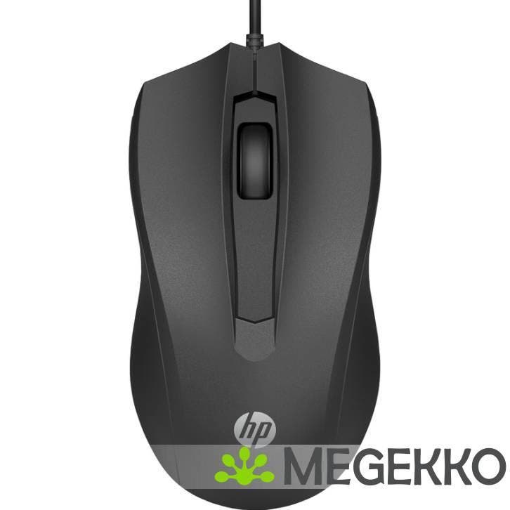 HP 100 USB Type-A Optische Muis, Computers en Software, Muizen, Nieuw, Verzenden