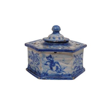 Talavera de la Reina - Juan Ruiz de Luna - Inktpot -, Antiek en Kunst, Antiek | Glas en Kristal