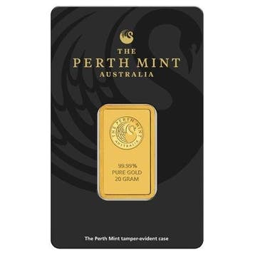20 gram - Goud .999 - 20 grams .9999 Fine Gold Bar Australia
