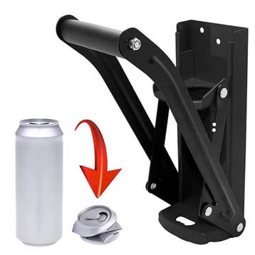 Metalen Blikjesbreker 16oz Wand Blikpers met Flesopener, Verzenden, Nieuw