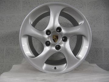 Porsche Boxster (986) ORIGINELE 18inch Turbo velgen, Auto-onderdelen, Ophalen, 18 inch, Gebruikt, Velg(en)
