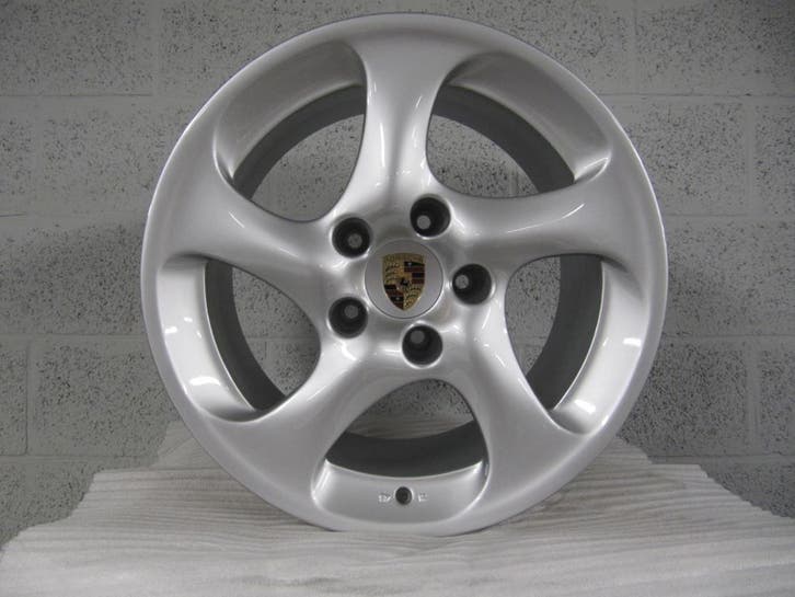 Porsche Boxster (986) ORIGINELE 18inch Turbo velgen, Auto-onderdelen, Banden en Velgen, 18 inch, Personenwagen, Gebruikt, Herkomst onderdeel bekend